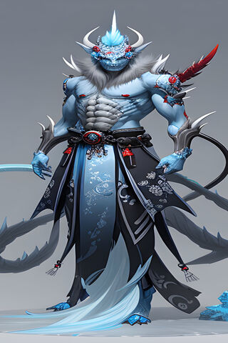 Blue Japanese Demon 2
