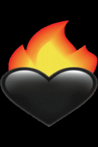 Passionate Flames of the Black Heart 🔥🖤