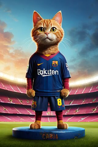 Feline Football Star! �..