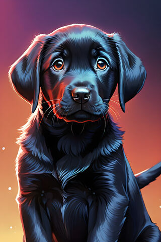 Adorable Black Lab Puppy: A Bundle of Joy! 🐾✨