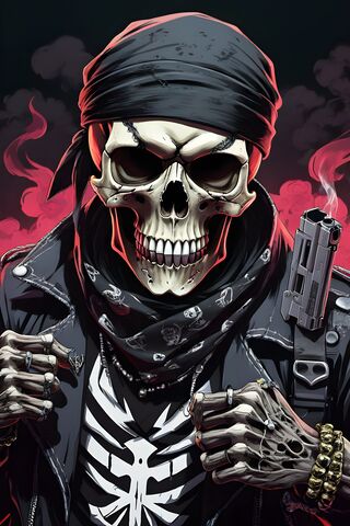 Biker Skull