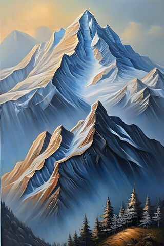 Majestic Mountain Peaks..