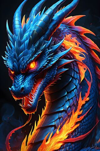 Blue Dragon Red Side-Eye