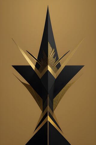 Black and Gold - Abstract