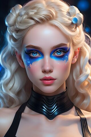 Blue-Eyed Woman