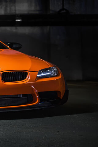 Bold and Beautiful: The Orange BMW 🏎️✨