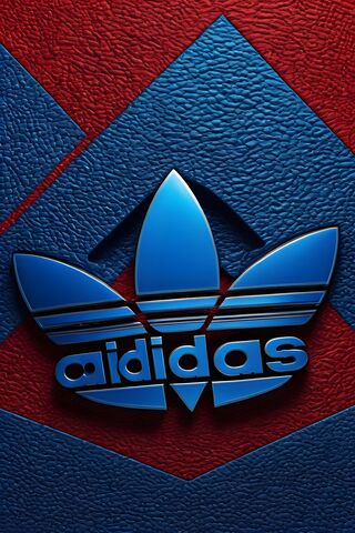Bold Blue Adidas Logo 🌟