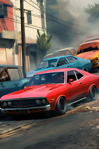 Classic Car Chase 🚗💨