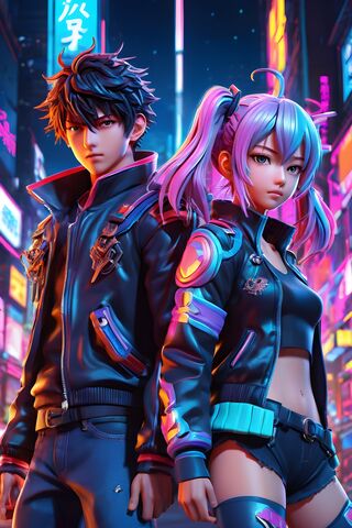 Neon Warriors: A Cyberp..