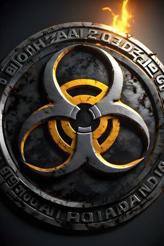 Biohazard Emblem 🔥⚠️