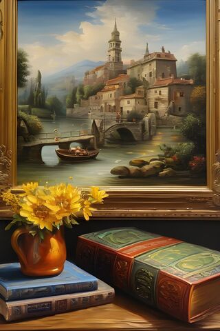 Serene River View 🌅🏞️