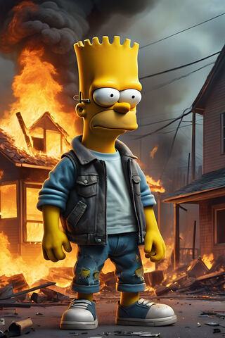 Bart Simpson in Chaos 🔥