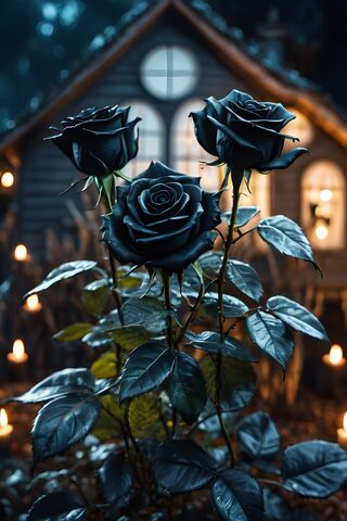 Enchanted Night Blooms 🌹✨