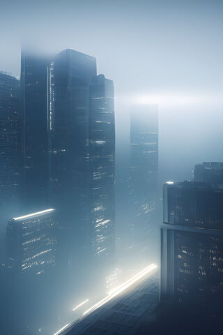 Mystical Cityscape 🌆✨