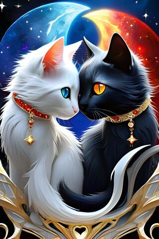 Black and White Cats