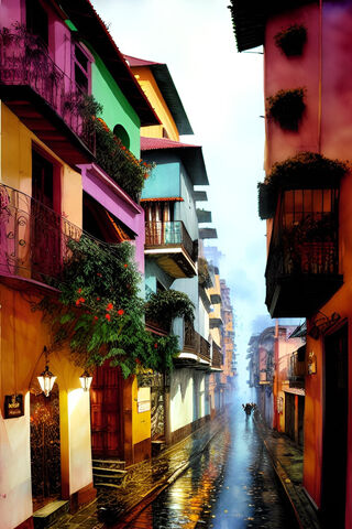 Enchanted Streets of Cartagena 🌈🏙️