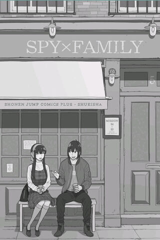 A Moment Outside the Spy Family Café 🕵️‍♂️❤️
