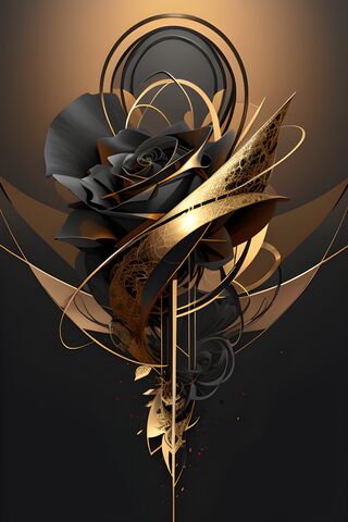 Elegant Black Rose 🌹✨