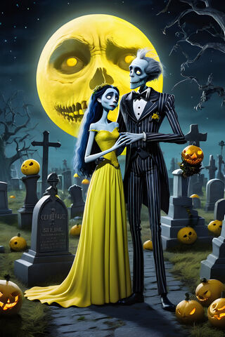 A Spooky Love Story 🌕💀