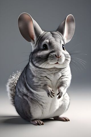Adorable Chinchilla 🐾