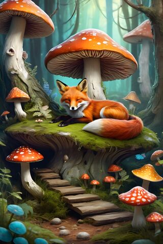 Cottagecore Fox