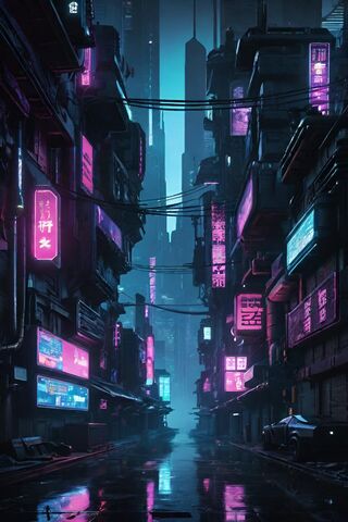 Neon Dreams: A Cyberpun..