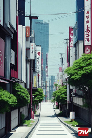 Tranquil Streets of Tokyo 🌆