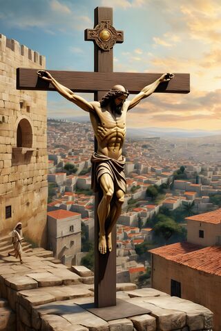 Crucificação De Jesus Cristo, Fora Das Muralhas De Jerusalém