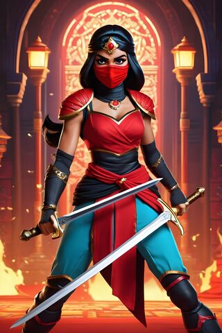 Fearless Warrior in Action! ⚔️🔥