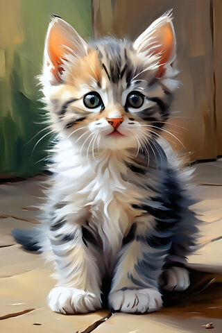 Adorable Fluffy Kitten 🐾