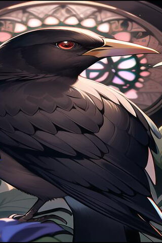 Mysterious Raven 🦅✨