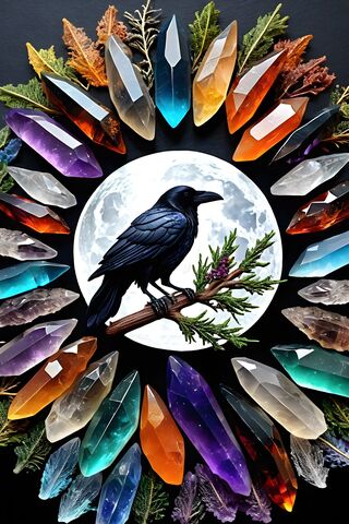 Crystal's Around A Crow