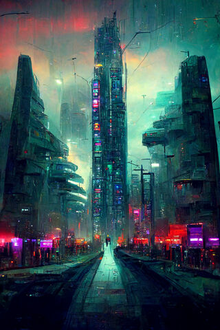 Neon Dreams: A Futurist..