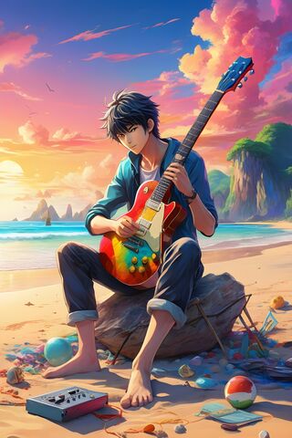 Chillin On Beach