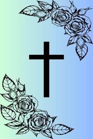Cross and Rose