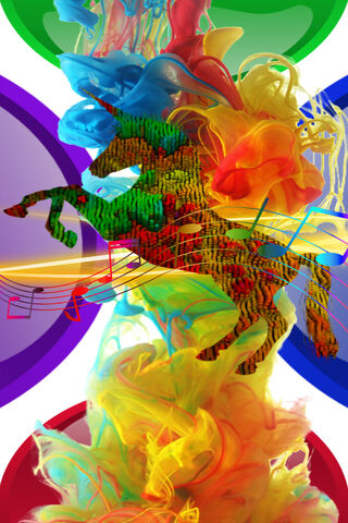 Colour Splash Horse