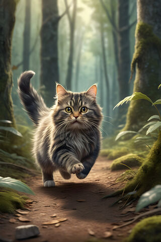 Cute Fluffy Kitty