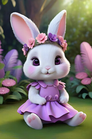 Cute Baby Rabbit