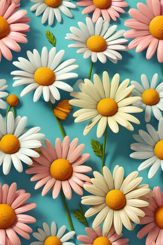 Colorful Daisies