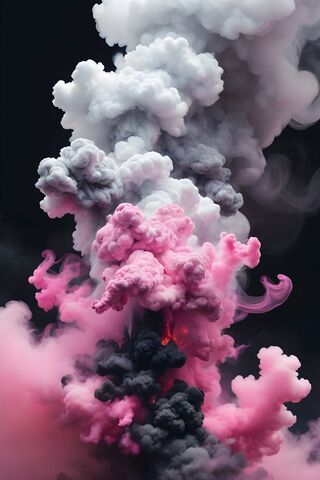 Colored Smoke Clouds