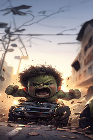 Mini Hulk on a Rampage! 💥🚗