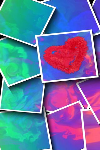 Colorful Heart Collage 💖✨