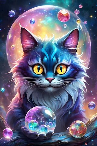 Cheshire Cat Crystal Ball