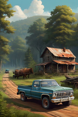 Rustic Retreat 🚜🌲