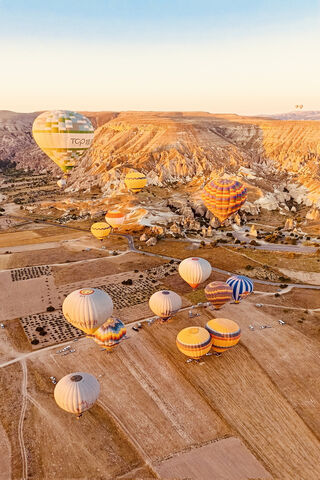 A Colorful Dawn in Cappadocia