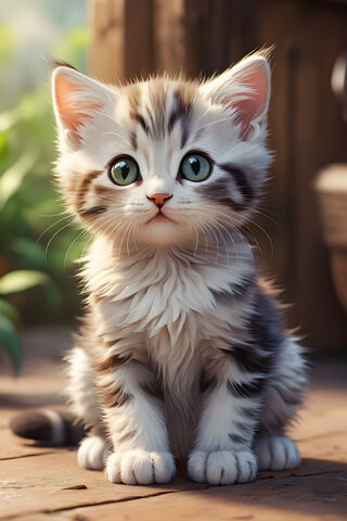 Cute Kawaii Kitten
