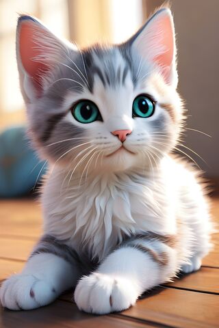 Adorable Animated Kitte..
