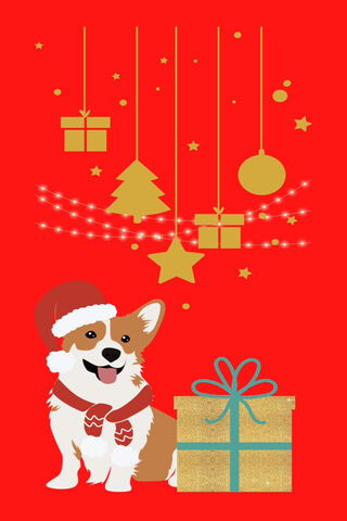 Festive Corgi Celebrati..