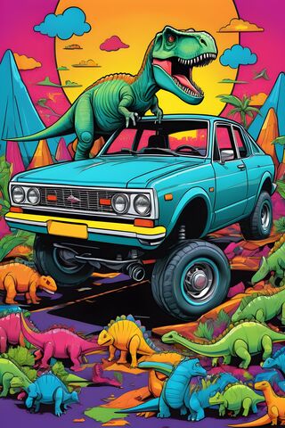 Dino Adventure 🚗🦖