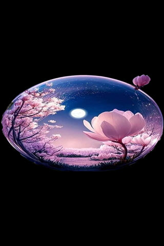 Enchanted Moonlit Blossom 🌙🌸
